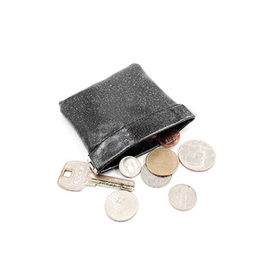 Automatic snap-lock coin purse, magic prop headphone <b>case</b>, PU leather Greet short wallet, customizable. - Product Image 3