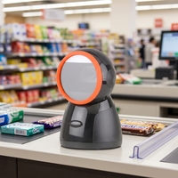 Großhandelspreis POS-System-Terminal 1D 2D Preisüberprüfer USB-Kabelgebundener Desktop-Plattform QR-Barcode-Scanner für Geschäfte