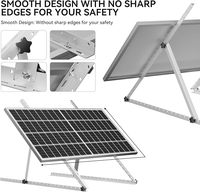 Système de montage solaire fixe sur site personnalisé pour projet photovoltaïque à grande échelle, structure en acier et aluminium