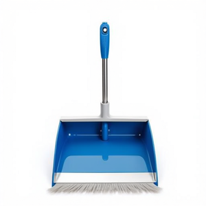 Testa di scopa in plastica riciclata blu, 100% riciclata, per la pulizia di interni ed esterni - Product Image 2