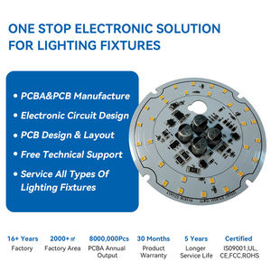 שירות עיצוב מעגלים מודפסים (PCB) עבור רמזורים, מעגל מודפס (PCBA) לתאורת לד עם פאנל סולארי לתאורת לד לרכב - Product Image 4