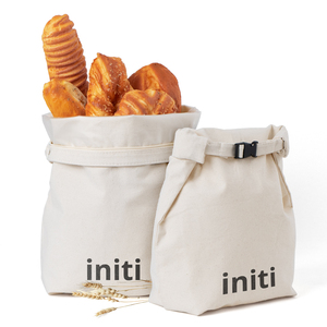 Sacs à pain au levain réutilisables <span class=keywords><strong>en</strong></span> coton naturel pour pain fait maison, sacs de rangement portables <span class=keywords><strong>en</strong></span> toile de <span class=keywords><strong>lin</strong></span> biologique pour aliments et pain - Product Image 2