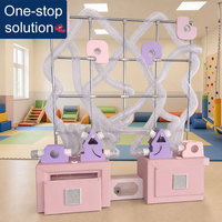 Équipement de jeu pneumatique interactif personnalisé en forme de tube mural pour enfants, fabricant d'aires de jeux intérieures