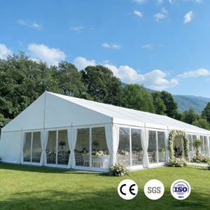 Tentes de réception de grande taille pour 200 personnes, applications polyvalentes, résistantes aux UV, cadre en alliage d'aluminium, PVC, tentes de mariage - Product Image 4