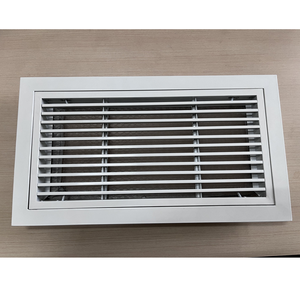 Chất lượng cao nhà máy Giá nhôm tuyến tính thanh lưới tản nhiệt không khí cung cấp Trần khuếch tán cho khách sạn, bệnh viện, trung tâm mua sắm - Product Image 1