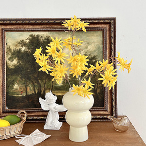 Bouquet de marguerites artificielles en soie, haute simulation, pour décorations de maison et de mariage - Product Image 3