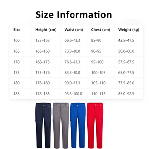 <span class=keywords><strong>Pantalon</strong></span> <span class=keywords><strong>de</strong></span> travail cargo robuste bleu pour hommes, toutes couleurs, <span class=keywords><strong>pantalon</strong></span> <span class=keywords><strong>de</strong></span> travail décontracté pour femmes, construction, mines, sécurité - Product Image 2