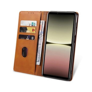 <span class=keywords><strong>Coque</strong></span> de téléphone portefeuille en cuir de veau rétro pour <span class=keywords><strong>Sony</strong></span> <span class=keywords><strong>Xperia</strong></span> 1 10 V/<span class=keywords><strong>Xperia</strong></span> 5 Ace III - Product Image 4