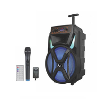 Nouvelle Enceinte Trolley TWS 12 pouces Tendance avec LED RGB pour Système Home Cinéma Actif 5.0 HIFI et Enceintes de Fête avec Télécommande