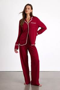 Pyjamas en bambou de haute qualité pour femmes, vêtements de nuit personnalisés, vêtements de nuit en coton pour femmes, marques de pyjamas, fabricant de vêtements de nuit pour femmes au Vietnam - Product Image 2