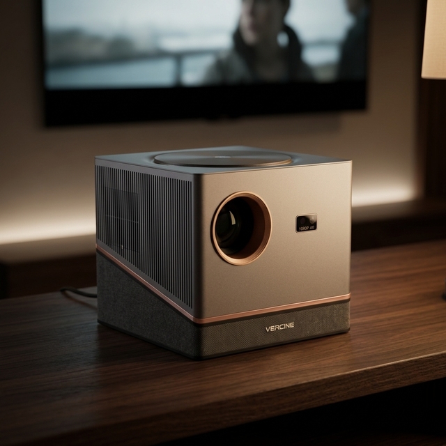 Veacine 1080P LCD Projector A15 Android 12 WiFi6 Auto Focus Keystone 450 Lumens Home Theater Movie Portable Projector for Gaming