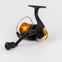 Mini moulinets de pêche de haute qualité Roue tournante unique pour la pêche en haute mer et sur glace-pour ruisseaux rivières et lacs