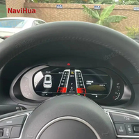 Automobile Stéréo Audio Multimédia Android Compteur de Vitesse LCD Tableau de Bord Numérique pour Audi Q5 2010 2018