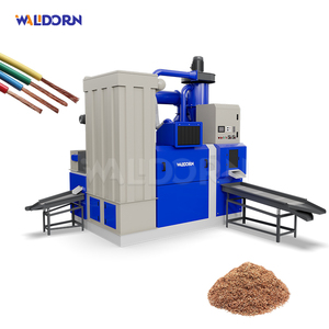 Granulateur électrique automatique à sec Walldorn grande capacité 300-400 kg/h pour le recyclage des câbles et fils de cuivre - Product Image 1