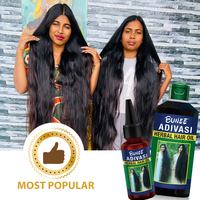 Marque privée Huile capillaire naturelle bio Adivasi à base de plantes Vente en gros Huile de croissance capillaire indienne Produits de traitement huile de pousse cheveux