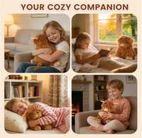 Peluche de vache des Highlands lestée par le poids, adaptée aux enfants et aux femmes, avec doublure intérieure rembourrée de lavande, personnalisable