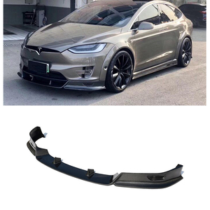 Nouveau kit carrosserie en fibre de carbone pour <span class=keywords><strong>Tesla</strong></span> <span class=keywords><strong>Model</strong></span> <span class=keywords><strong>X</strong></span> : lèvre avant, séparateur, jupes latérales, diffuseur arrière - Product Image 1