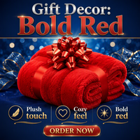 Jeté de lit de luxe rouge en fausse fourrure de lapin sculptée en 3D, double couche, épais et chaud, jacquard de Noël, peluche d'hiver, cadeau
