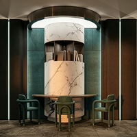 Moderne personnalisé léger luxe spécial arc tout - en - un bar bar bar café Furniture Design d'intérieur
