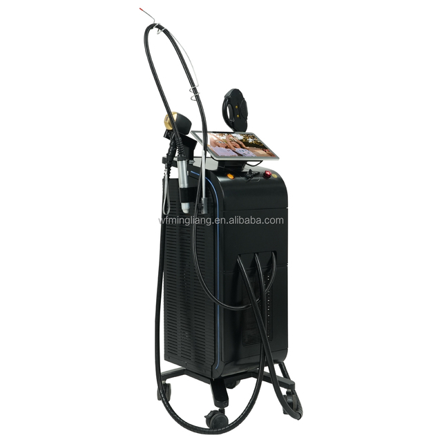 Professional Medical Devices Multifunctional IPL+Nd Yag+HIFU+Gold Microneedles Diode Laser Tattoo Removal Ipl 4in1