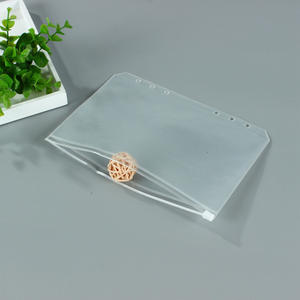 กระเป๋าซิปขนาดเล็ก A7 A5 A6ใสมีช่องใส่วารสารใบยาวแบบหลวมมีช่องเก็บซองจดหมายเงินสดกระเป๋าซิป - Product Image 4