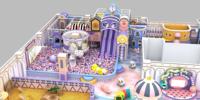 Équipement de terrain de jeu intérieur pour enfants, aire de jeux souple, trampoline, bac à sable, toboggan, structure d'escalade, parc d'attractions, écologique, en bois et en acier inoxydable