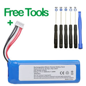 グレー3.7v3200mAh充電式リチウムポリマーバッテリーパックの交換用GSP872693 forJBL Flip3 Flip 3 - Product Image 2