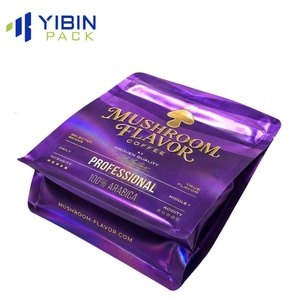 บรรจุภัณฑ์กาแฟ<span class=keywords><strong>ผง</strong></span>เห็ดแบบรีไซเคิลไ<span class=keywords><strong>ด</strong></span>้ ถุงไมลาร์แบบตั้งได้พร้อมซิปล็อค ผลิตจากอลูมิเนียมฟอยล์ - Product Image 2