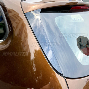 สปอยเลอร์ข้างกระจกหลังรถยนต์สีดำเงา 2 ชิ้น สำหรับ BMW X1 E84 ปี 2009-2015 อุปกรณ์ตกแต่งรถยนต์ - Product Image 3