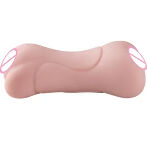 Masturbador masculino de doble cabeza para mujer, de goma juguete sexual, Vagina Real Artificial, Sexy, 3D, 2023