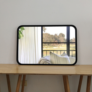 <span class=keywords><strong>Grand</strong></span> <span class=keywords><strong>miroir</strong></span> mural rectangulaire contemporain haut de gamme <span class=keywords><strong>en</strong></span> <span class=keywords><strong>fer</strong></span> <span class=keywords><strong>forgé</strong></span> <span class=keywords><strong>noir</strong></span> pour salle de bain et dressing, vente <span class=keywords><strong>en</strong></span> gros - Product Image 2