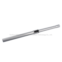 Tête de brosse télescopique de rechange en acier inoxydable 32 mm 35 mm pour aspirateur, pour voiture/camping-car/extérieur, alimentée au gaz/solaire/USB