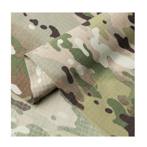 Tissu Oxford pour rideaux pour garçons, <span class=keywords><strong>camouflage</strong></span>, ignifuge, tissé uni, teint en pièce, 65% polyester, 35% coton, imperméable, résistant aux déchirures - Product Image 1