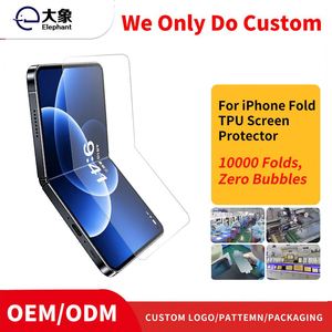 ฟิล์มกันรอย TPU แบบเต็มจอ ป้องกันรอยขีดข่วน  ใส HD  แบบนิ่ม  ไฮโดรเจล  ไม่มีฟองอากาศ  สำหรับโทรศัพท์มือถือ Iphone18 Fold - Product Image 1