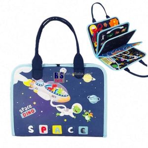 Nuevo Diseño de Tablero de Actividades Montessori de Fieltro para Niñas, Juguetes Sensoriales, Libro Silencioso de Fieltro para Niños Pequeños, Libro de Actividades de Fieltro - Product Image 1