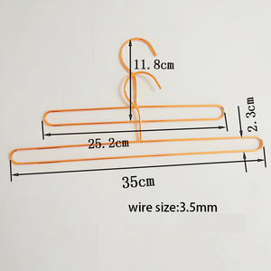Colgador cuadrado nórdico para muebles del hogar, estante de Metal de hierro, cuadrado, enfriador, bufanda, toalla, lencería, soporte para corbata, pantalones - Product Image 2