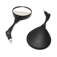 Modification de moto Rétroviseur universel Rétroviseur pliant circulaire Rétroviseurs de recul