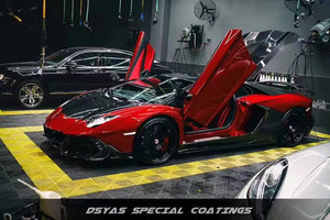 ชุดแต่งตัวถังคาร์บอนไฟเบอร์แบบแห้ง MSY Style สำหรับ Lamborghini LP700 สภาพใหม่ สปอยเลอร์กันชนหน้าและหลัง อุปกรณ์ตกแต่งรถยนต์ - Product Image 3