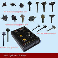 Testeur de Diagnostic IG80 pour Bobines d'Allumage de Voiture, Moto, Détecteur de Pannes d'Actionneurs et Testeur d'Injecteurs de Valves Solénoïdes