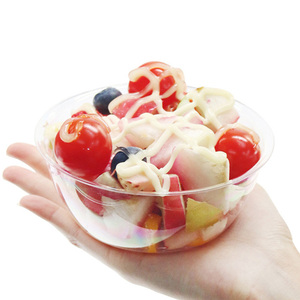 Offre Spéciale 12oz Bol En Plastique Bol En Plastique Salade De Fruits Bol À Sauce En Plastique Tasse À <span class=keywords><strong>Mousse</strong></span> Jetable Dessert Pudding Bol En Plastique - Product Image 4