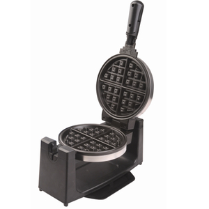 Controllo regolabile in acciaio inossidabile e maniglie Touch rimovibili vassoio gocciolatore girevole belga con piastre antiaderenti - Product Image 3