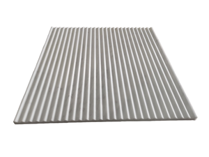 Tuiles <span class=keywords><strong>en</strong></span> marbre cannelées courbes CNC, panneaux latéraux de salle de bain <span class=keywords><strong>en</strong></span> forme de L, pierre concave, buffet <span class=keywords><strong>en</strong></span> marbre cannelé, revêtement mural cannelé - Product Image 5