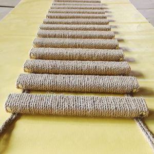 Structure d'escalade pour chat en bambou moderne avec design écologique, pont à marches DIY pour usage intérieur et extérieur - Product Image 6