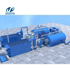 Biomassa Afval Carbonize Plant Plastic Band Pyrolyse Machine Met Automatische Controle Machine