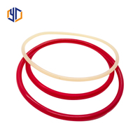 Rotbeige PU-Polyurethan O-Ring Dichtung Ölbeständig Hohe Reißfestigkeit Anti-Extrusion für Hydraulikpumpe Bagger