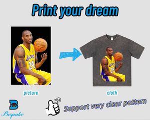 Camisetas Extra Grandes de Algodón para Hombre con Diseños Personalizados, Parches de Tapicería e Impresiones - Product Image 5
