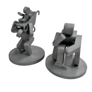Escultura Metálica Personalizada de Alta Calidad en Aleación de Aluminio <span class=keywords><strong>6061</strong></span> A1Si10Mg y Acero Inoxidable, Impresión 3D, Granallado a Pequeña Escala - Product Image 1