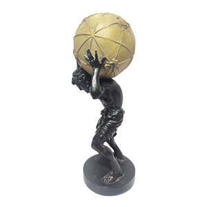 Estatua <span class=keywords><strong>de</strong></span> bronce personalizada para decoración <span class=keywords><strong>de</strong></span> oficina, artesanía <span class=keywords><strong>de</strong></span> resina <span class=keywords><strong>de</strong></span> dioses griego, <span class=keywords><strong>Atlas</strong></span>, regalos <span class=keywords><strong>de</strong></span> empresa - Product Image 4