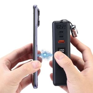 พาวเวอร์แบงค์อเนกประสงค์แบบพกพา ชาร์จเร็ว 65W พร้อมพอร์ต USB แม่เหล็ก และอะแดปเตอร์สำหรับเดินทาง - Product Image 3