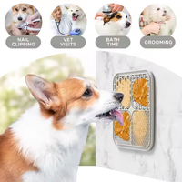 Tapis à lécher en silicone pour chiens et chats avec ventouses Source d'alimentation de charge pour la santé